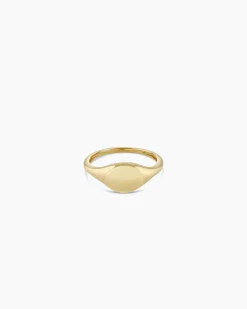 gorjana 14k Gold Bespoke Signet Ring 14k Solid Gold Fashion