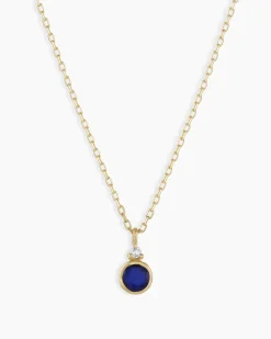 gorjana 14k Gold Birthstone Necklace New