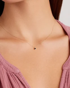 gorjana 14k Gold Birthstone Necklace New