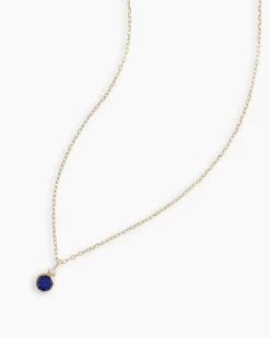 gorjana 14k Gold Birthstone Necklace New
