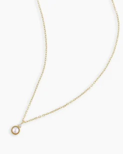 gorjana 14k Gold Birthstone Necklace New