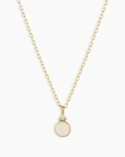 gorjana 14k Gold Birthstone Necklace New