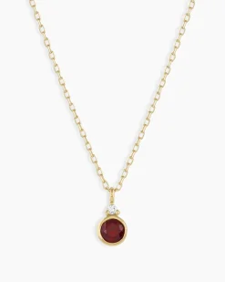 gorjana 14k Gold Birthstone Necklace New