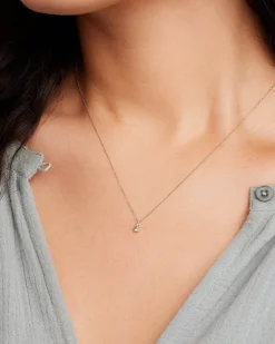 gorjana 14k Gold Birthstone Necklace New