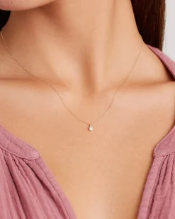 gorjana 14k Gold Birthstone Necklace New