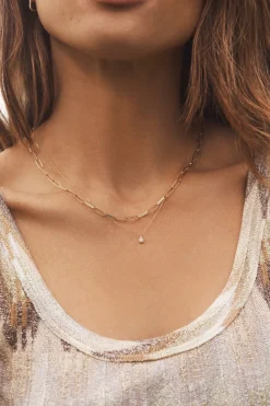 gorjana 14k Gold Birthstone Necklace New