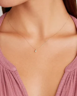 gorjana 14k Gold Birthstone Necklace New