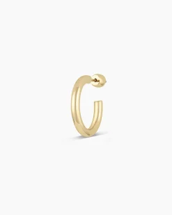 gorjana 14k Gold Carter Single Hoop 14k Solid Gold Fashion