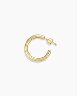 gorjana 14k Gold Carter Single Hoop 14k Solid Gold Fashion