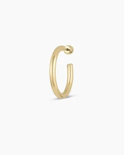 gorjana 14k Gold Carter Single Hoop 14k Solid Gold Fashion