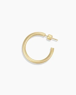 gorjana 14k Gold Carter Single Hoop 14k Solid Gold Fashion