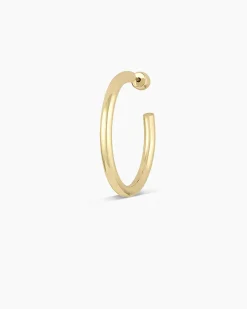 gorjana 14k Gold Carter Single Hoop 14k Solid Gold Fashion