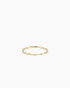 gorjana 14k Gold Classic G Ring 14k Solid Gold Outlet