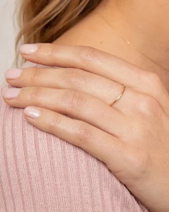 gorjana 14k Gold Classic G Ring 14k Solid Gold Outlet