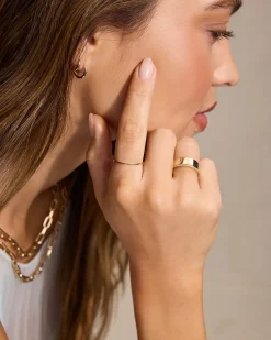 gorjana 14k Gold Classic G Ring 14k Solid Gold Outlet
