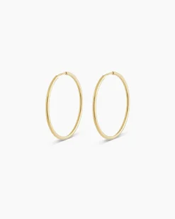 gorjana 14k Gold Classic Hoops 14k Solid Gold Hot