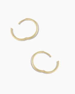 gorjana 14k Gold Classic Huggies 14k Solid Gold Best