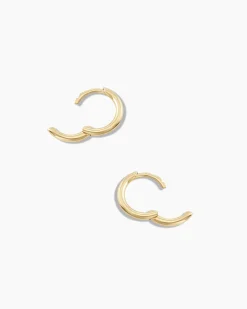 gorjana 14k Gold Classic Huggies 14k Solid Gold Best