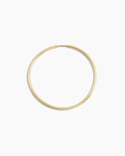 gorjana 14k Gold Classic Single Hoop 14k Solid Gold Sale