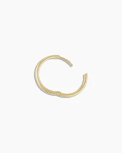gorjana 14k Gold Classic Single Huggie 14k Solid Gold New