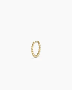 gorjana 14k Gold Crew Single Huggie 14k Solid Gold Sale
