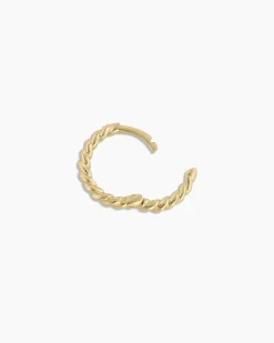 gorjana 14k Gold Crew Single Huggie 14k Solid Gold Sale