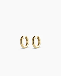 gorjana 14k Gold Everyday Huggies 14k Solid Gold Sale