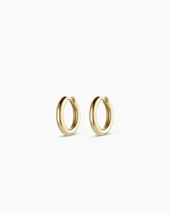 gorjana 14k Gold Everyday Huggies 14k Solid Gold Sale