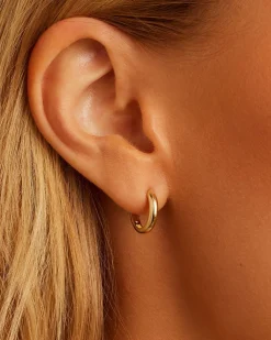 gorjana 14k Gold Lou Helium Huggies 14k Solid Gold Outlet
