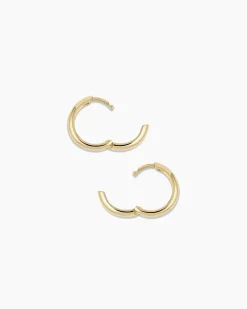 gorjana 14k Gold Lou Helium Huggies 14k Solid Gold Outlet
