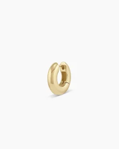 gorjana 14k Gold Lou Single Huggie 14k Solid Gold Hot