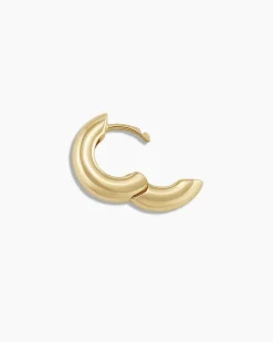 gorjana 14k Gold Lou Single Huggie 14k Solid Gold Hot