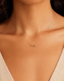 gorjana 14k Gold Mama Necklace 14k Solid Gold New