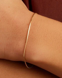 gorjana 14k Gold Micro Mini Venice Bracelet 14k Solid Gold Clearance