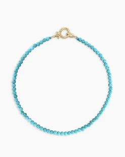 gorjana 14k Gold Mini Turquoise Bracelet 14k Solid Gold Online