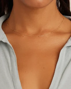 gorjana 14k Gold Newport Necklace 14k Solid Gold Online