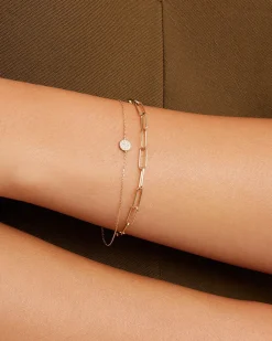gorjana 14k Gold Parker Bracelet 14k Solid Gold Outlet