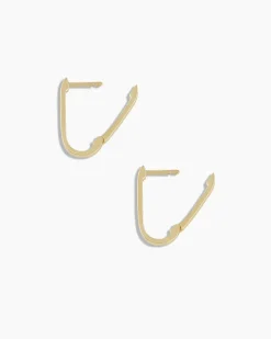 gorjana 14k Gold Parker Link Huggies 14k Solid Gold Online