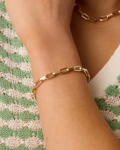 gorjana 14k Gold Parker Luxe Bracelet 14k Solid Gold Sale