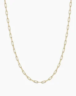 gorjana 14k Gold Parker Micro Mini Necklace 14k Solid Gold New