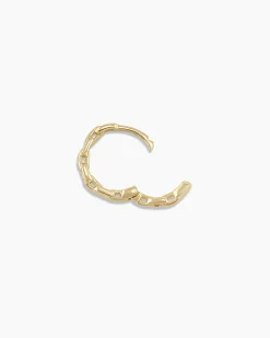 gorjana 14k Gold Parker Single Huggie 14k Solid Gold Outlet