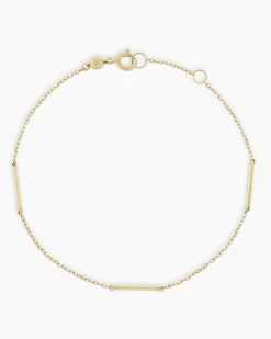 gorjana 14k Gold Rose Bar Bracelet 14k Solid Gold Online