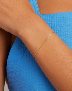 gorjana 14k Gold Rose Bar Bracelet 14k Solid Gold Online