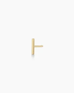 gorjana 14k Gold Rose Bar Single Stud 14k Solid Gold Best