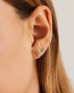 gorjana 14k Gold Rose Bar Single Stud 14k Solid Gold Best