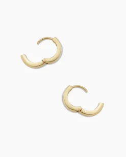 gorjana 14k Gold Rose Huggies 14k Solid Gold Online
