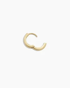 gorjana 14k Gold Rose Single Huggie 14k Solid Gold Clearance