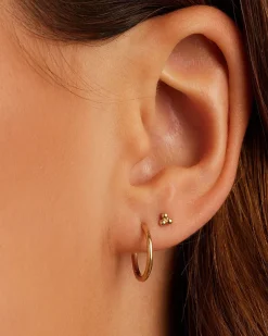 gorjana 14k Gold Trio Flat Back Studs 14k Solid Gold Sale