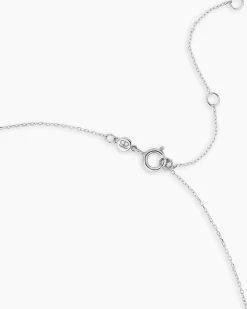 gorjana 14k White Gold Mama Necklace 14k Solid White Gold Best