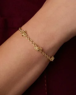 gorjana Knotty Bracelet 18k Gold Plated Clearance